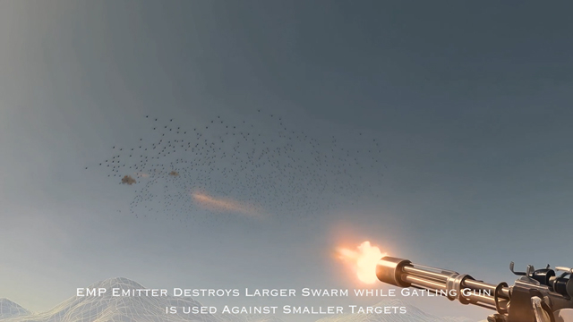 Drone Incursion WITH RCADS 12 GUN ENGAGE